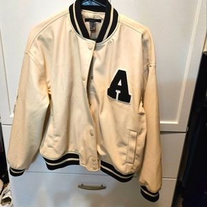 VARSITY JACKET CHEERLEADER LETTER A